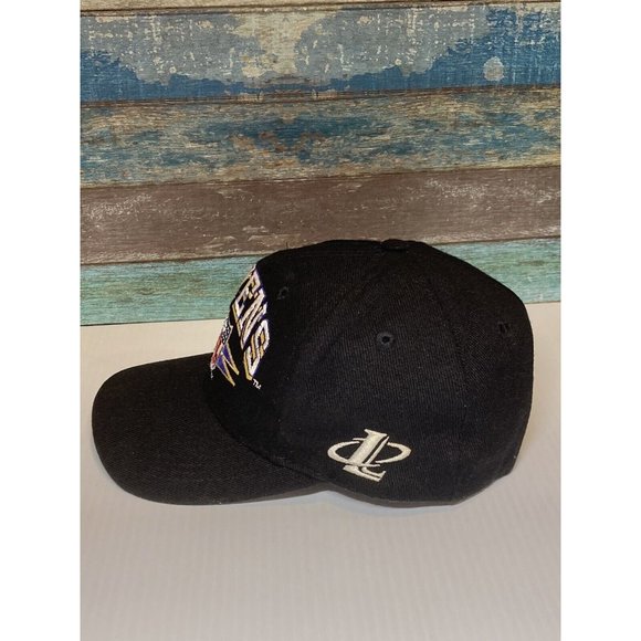 Vintage 90’s Baltimore Ravens NFL Spike Hat Snapback Black Logo Athletic Rare - Picture 8 of 13